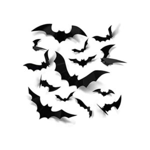 Coogam Decoración de murciélagos 3D de Halloween 60