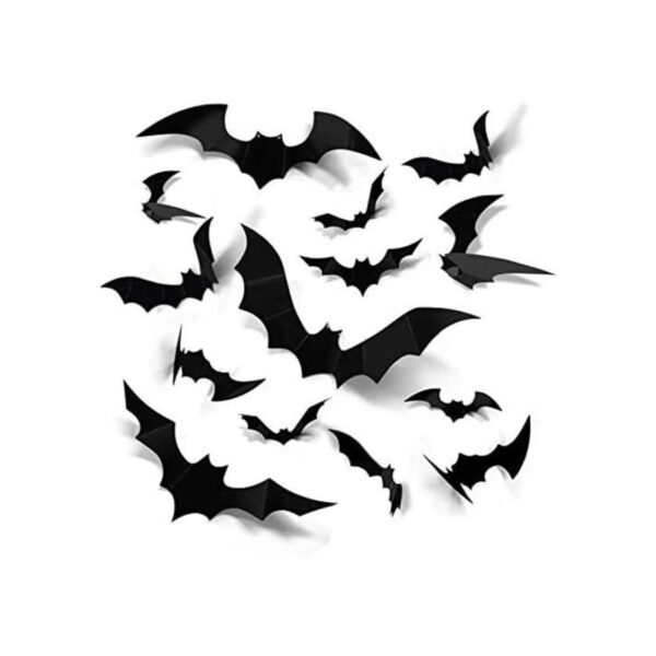 Coogam Decoración de murciélagos 3D de Halloween 60