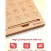 Coogam Tablero de madera para practicar las letras_6