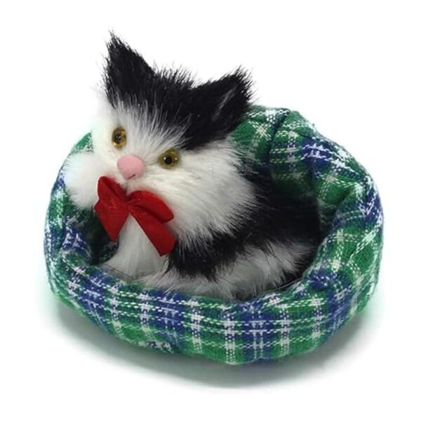 Coolayoung 4 piezas de juguete de muñeca de gato durmiendo_2