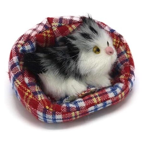 Coolayoung 4 piezas de juguete de muñeca de gato durmiendo_3