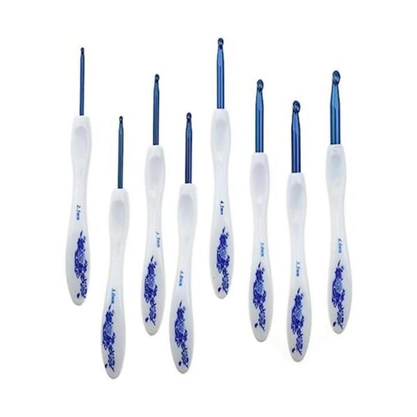 Coopay 8 agujas de ganchillo diseño ergonómico de