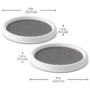 Copco Gabinete de despensa antideslizante Lazy Susan mesa