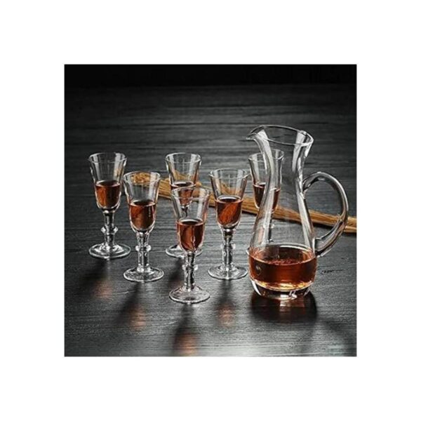 Cordial Vasos de chupito de vidrio sin plomo de 1 onza