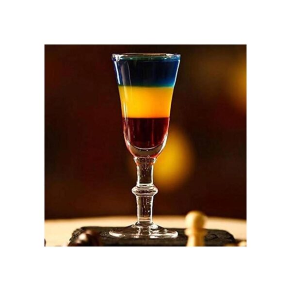 Cordial Vasos de chupito de vidrio sin plomo de 1 onza