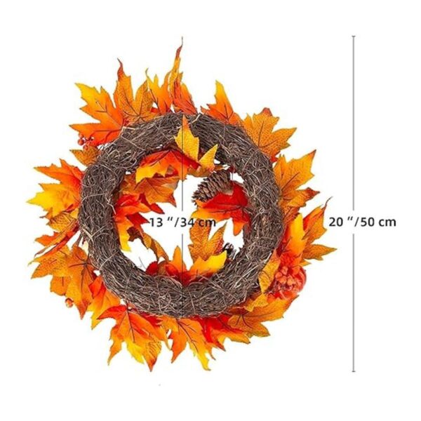 Corona de otoño de 20 pulgadas corona de otoño