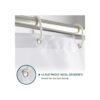 Cortina de ducha con flores y flores silvestres 71.7 x