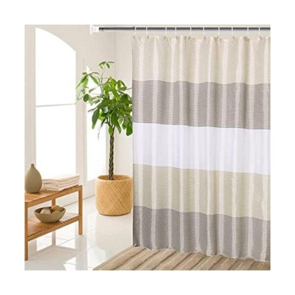 Cortinas de ducha beige para baño cortina de ducha