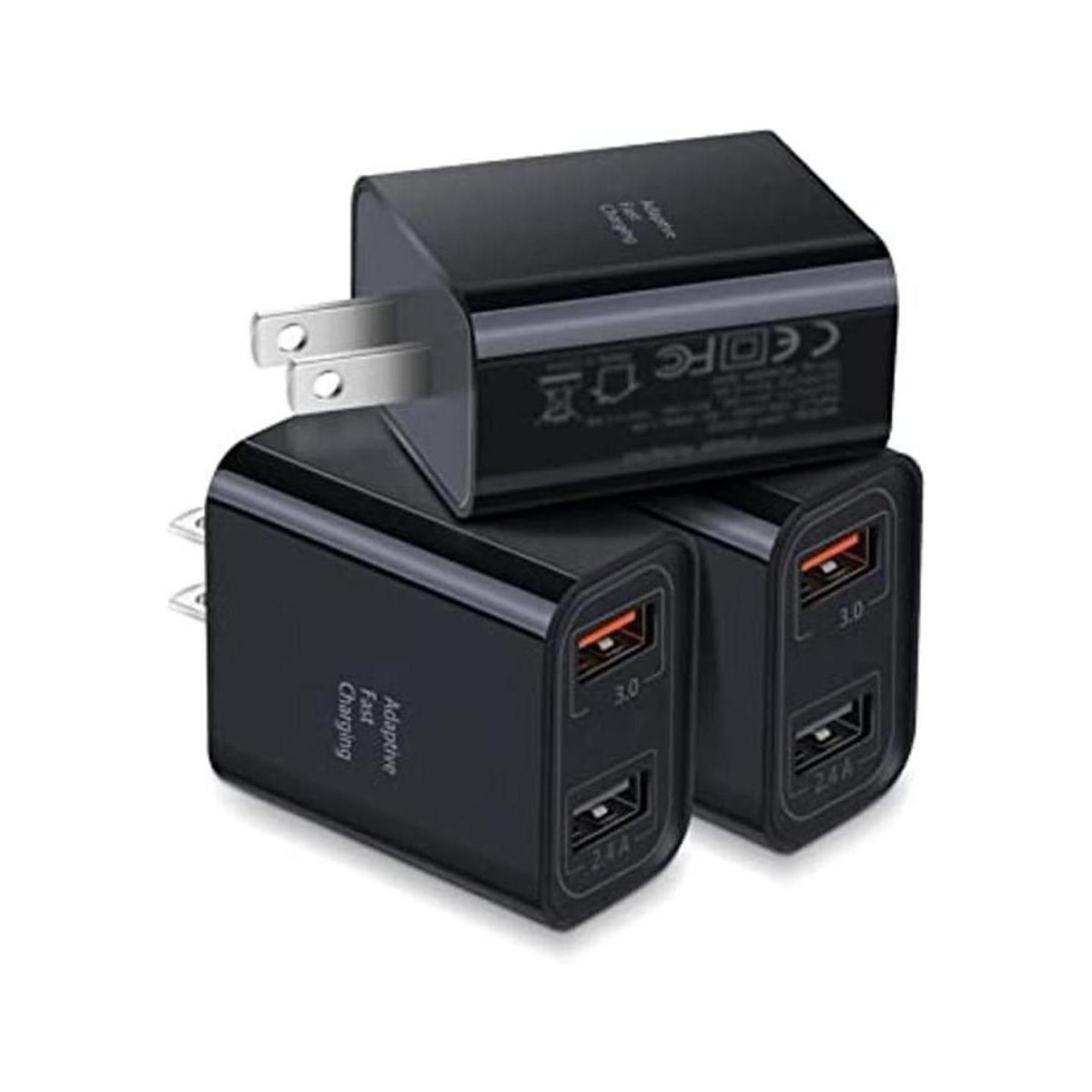 Costyle Cargador de pared doble USB paquete de 3