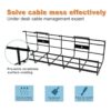Coyacool Gestión de cables para debajo del escritorio_3