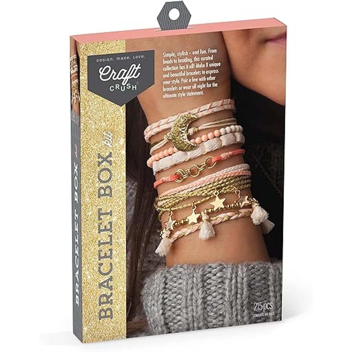 Craft Crush Kit de manualidades de caja de pulsera para
