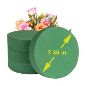 Crafare7.5 pulgadas 4pcs redondo de espuma floral bloques_1