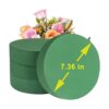 Crafare Juego de 8 ladrillos redondos de espuma floral_3