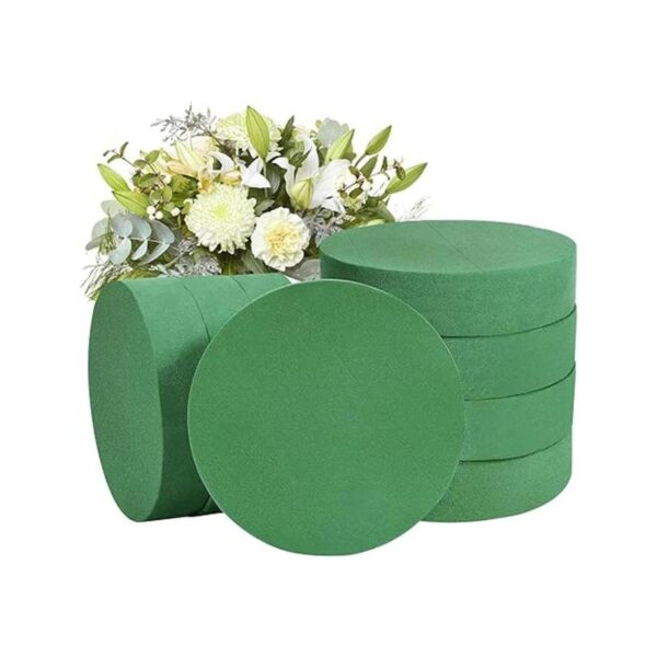 Crafare7.5 pulgadas 4pcs redondo de espuma floral bloques_5