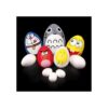 Crafjie Huevos de espuma de poliestireno de 3.1 in para