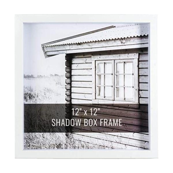 CraftMore Marco de caja de sombra blanca 12.0 x 12.0 in_1