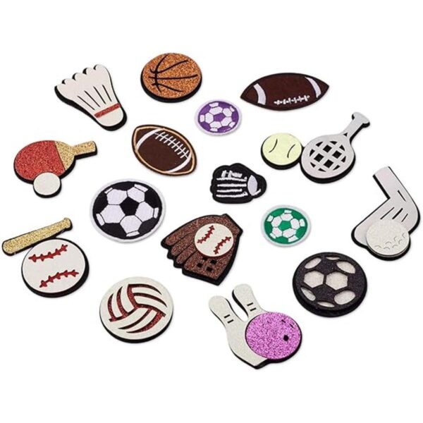 Craftdady 64 parches para planchar con temática deportiva_2