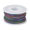 Craftdady Cadena de eslabones trenzados de acero_1