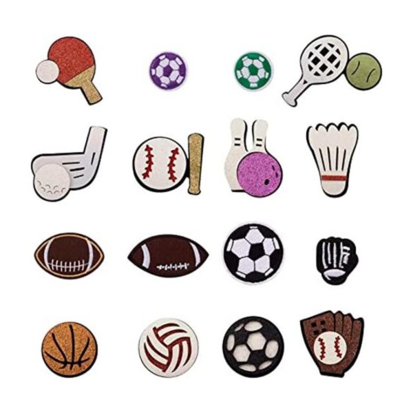 Craftdady 64 parches para planchar con temática deportiva_1