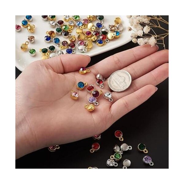 Craftdady 144 colgantes de cristal con piedra de_4