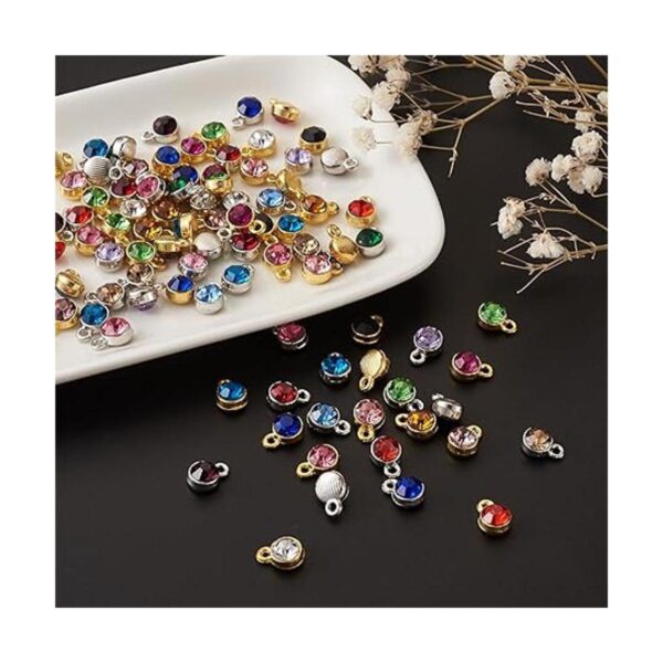 Craftdady 144 colgantes de cristal con piedra de_6