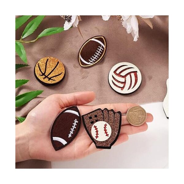 Craftdady 64 parches para planchar con temática deportiva_4