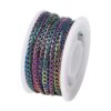 Craftdady Cadena de eslabones trenzados de acero_2