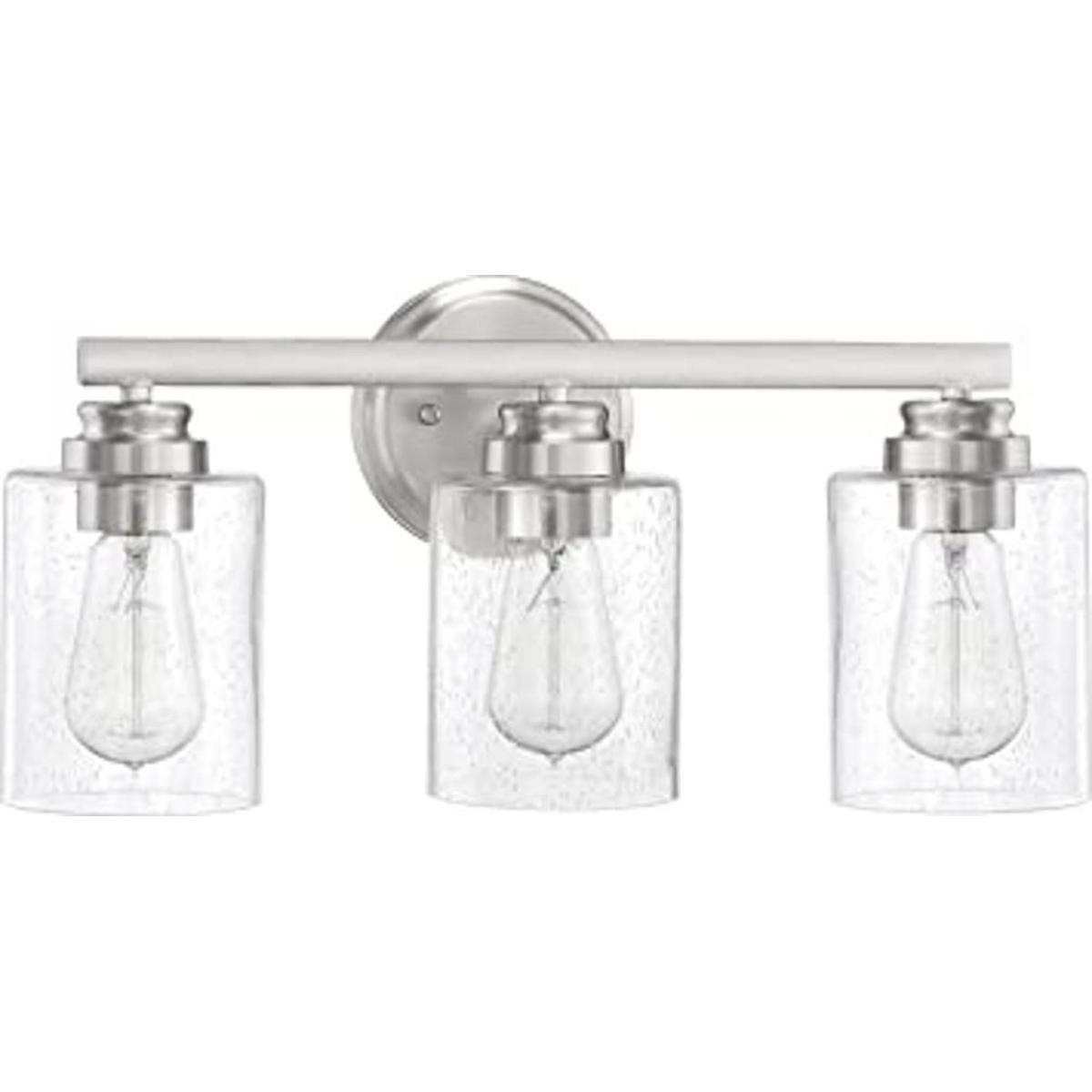 Craftmade 50503BNK Bolden Iluminación de baño de vidrio