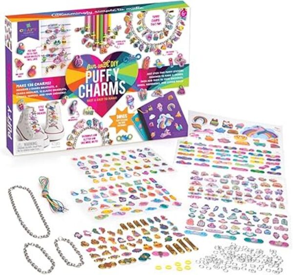 Crafttastic Diversión con dijes hinchados de bricolaje