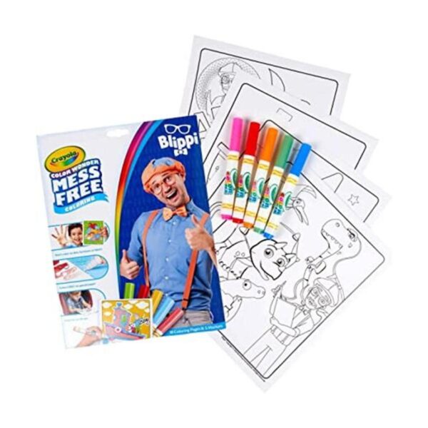 Crayola Blippi Color Wonder Páginas para colorear y