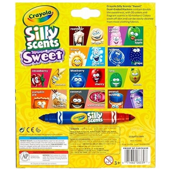 Crayola Silly Scents Marcadores de doble extremo_2