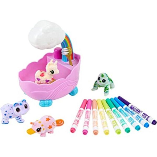 Crayola Scribble Scrubbie Juego de bañera de arco iris_1
