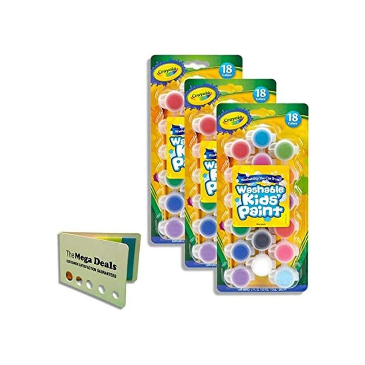 Crayola Pintura lavable para dedos para niños varios