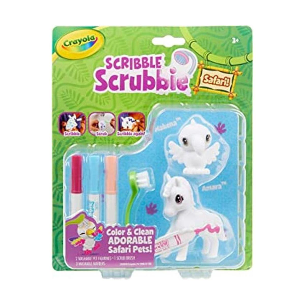 Crayola Scribble Scrubbie Safari Juego de 2 juguetes de
