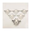 Creaides Adornos colgantes con forma de abeja de madera_4