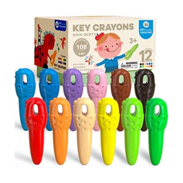Crayones de llaves para niños pequeños 12 colores 99.99_1