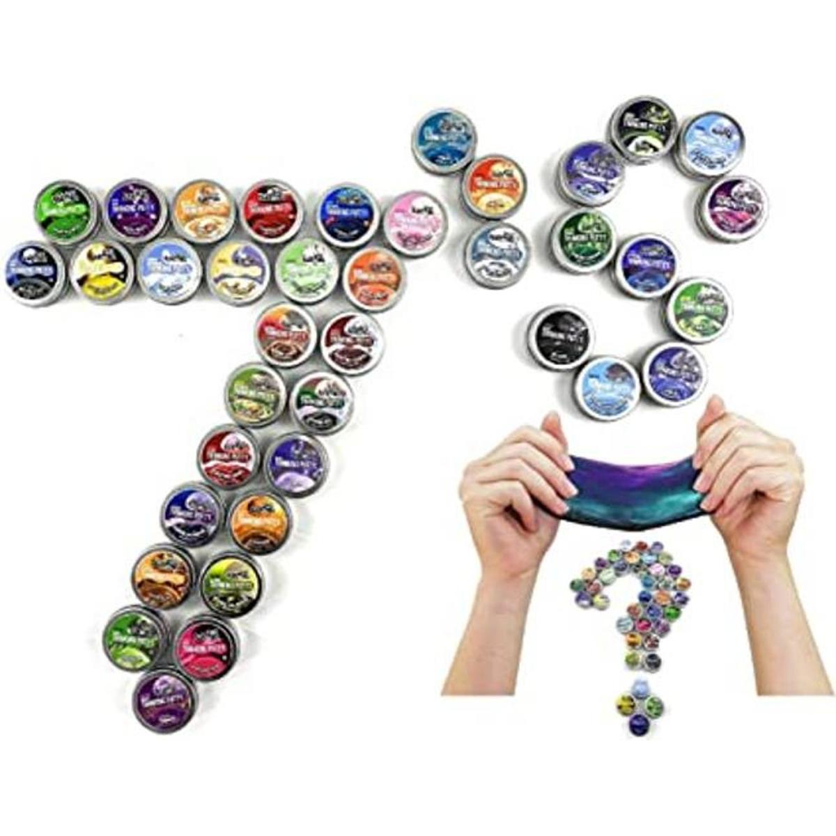 Crazy Aarons Putty Mini latas Lucky 7 Surprise Paquete