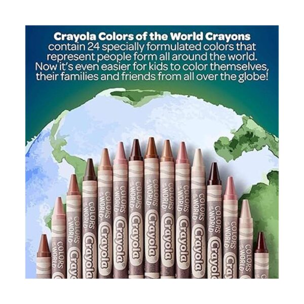 Crayola Colors of the World Crayones de colores en tonos_5