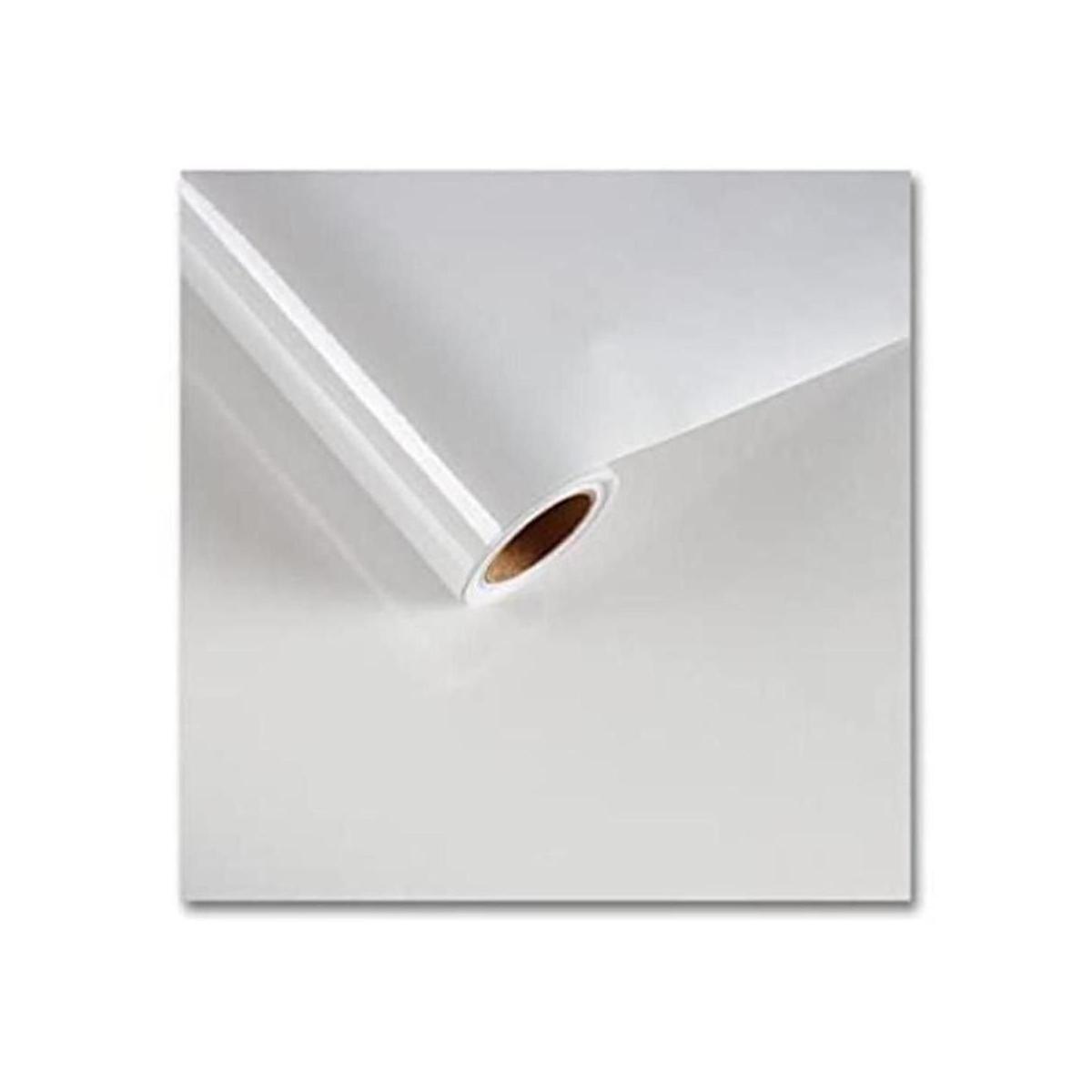 Cre8tive Papel de contacto con purpurina blanca de 24 x