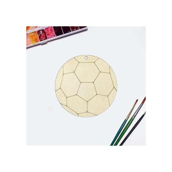 Creaides Adornos de madera para colgar en forma de