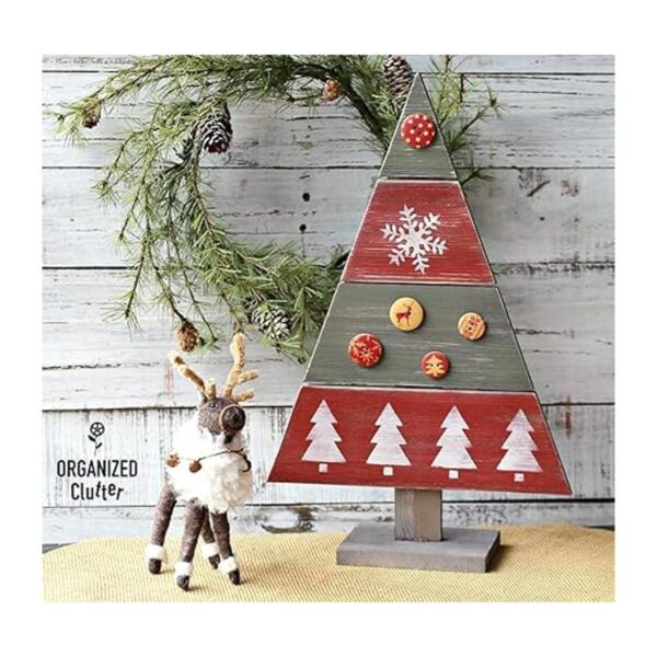 Creative Hobbies Paleta de madera de pie 14.5 x 9.5_5