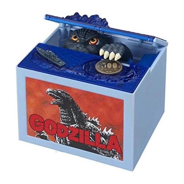 Creativa película de dinosaurio alcancía robando monedas_1