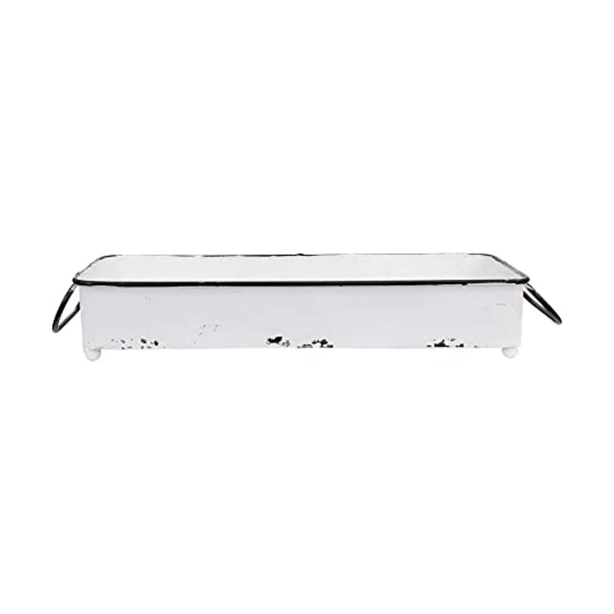 Creative CoOp DA8543 Bandeja rectangular decorativa de