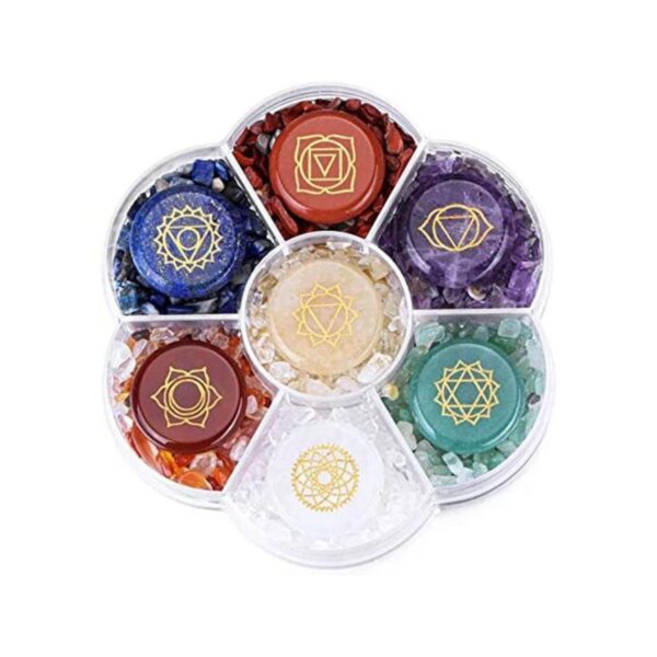 CrystalTears 7 piedras de cristal de chakras piedras_1