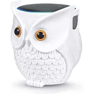 Ctoiotc Soporte de búho para altavoz inteligente de