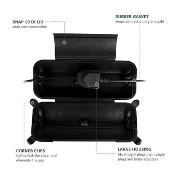 Cubierta de seguridad para exteriores con protector