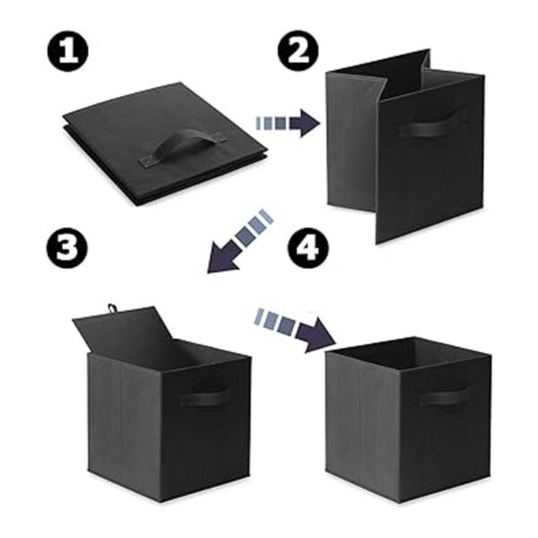 Cubo plegable de almacenamiento de la caja plegable de la