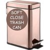 Cubo de basura rectangular de cierre suave de 5 litros con_1