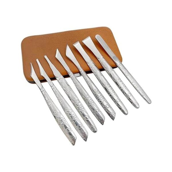 Cuchillo de cuero para manualidades 1 juego de 8 piezas_2