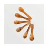Cucharas pequeñas de madera de olivo 6 cucharas de madera_2